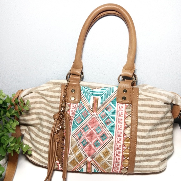 MMS Design Studio Handbags - MMS Design Studio Boho Satchel